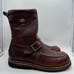 Irish Setter Red Wing 855 Gore-Tex Leather Side Zip Boots Mens 11 Brown Moc Toe